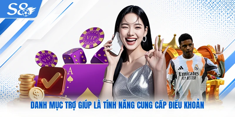 Danh mục trợ giúp là tính năng cung cấp điều khoản